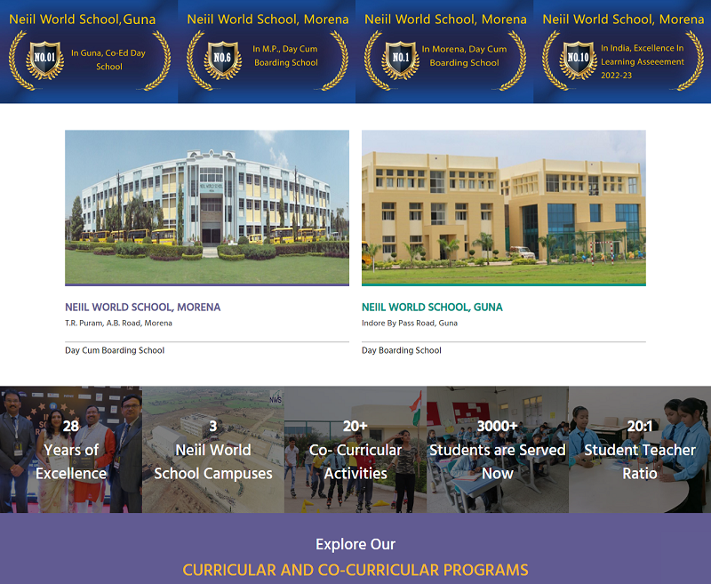 Neiil World School, Morena